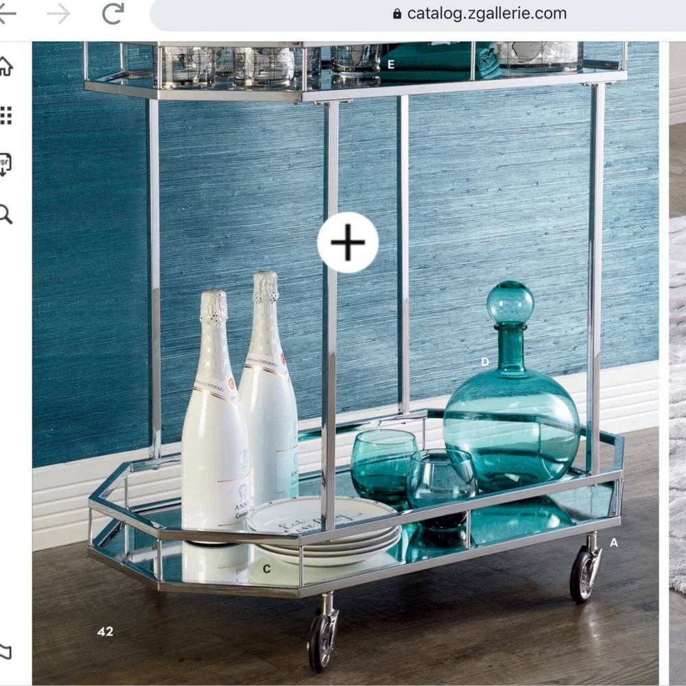 Z Gallerie Weight for Dessert Plate Set